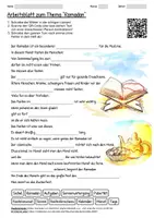 Vorschau - Arbeitsblätter - Arbeitsblatt "Ramadan" + Onlineübung & MP3 + Mindmap + Infografiken - Deckblatt