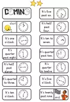 Vorschau - Spiele - Domino: My day / Uhrzeit (3. Klasse, Playway) - Seite 3