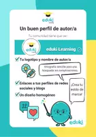 Vista previa - Tarjetas / Manipulativos - Cómo crear un buen perfil de autor/a - Portada