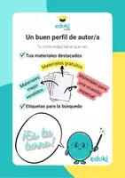 Vista previa - Tarjetas / Manipulativos - Cómo crear un buen perfil de autor/a - página 2
