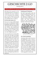 Vorschau - Stundenentwürfe - Die athenische Demokratie - politische Teilhabe für alle? - Seite 1