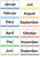 Vorschau - Poster - Geburtstagskalender Beige/ neutral oder Montessori #rabattraketenzusalevester25 - Seite 2