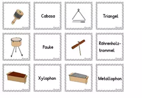Vorschau - Spiele - Spiel "Paare suchen" Orff-Instrumente - Seite 2