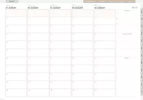 Vorschau - Anderer Materialtyp - Lehrerplaner 22/23 | Design: braun/grau | datierte Wochenplanung - Deckblatt