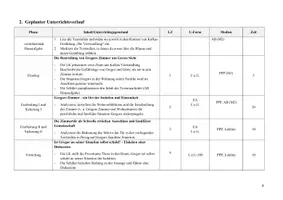 Vorschau - Stundenentwürfe - Die Verwandlung (Kafka) - Gregors Isolation im Zimmer - Stundenentwurf - Seite 3