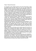 Vista previa - Hojas de trabajo - Taiwan: Politics & Economics - Portada