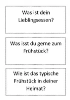 Vorschau - Arbeitsblätter - DaZ A2 Konversation Thema Essen - Seite 3
