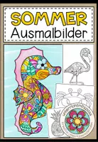 Vorschau - Mal- und Bastelvorlagen - SOMMER - Ausmalbilder (17 Malvorlagen) - Deckblatt