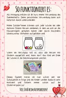 Vorschau - Mal- und Bastelvorlagen - Belohnungssystem: Herzchen-Sammelheft - Seite 1