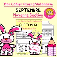 Aperçu - Feuilles d'exercices - Cahier d'autonomie Moyenne Section SEPTEMBRE - Page 2