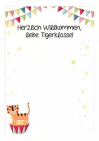 Vorschau - Mal- und Bastelvorlagen - Materialpaket Schulanfang - Tigerklasse / Tiger - Seite 2