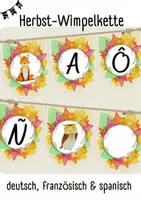 Vorschau - Anderer Materialtyp - Wimpelkette Herbst - Deckblatt