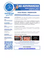 Vista previa - Juegos / Gamificación - Juego Interactivo - LAS ADIVINANZAS - página 2