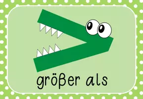 Vorschau - Arbeitsblätter - Materialpaket Größer, kleiner, gleich - Seite 3