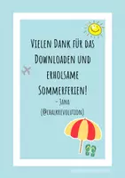 Vorschau - Bildkarten - Feriengrüße "Happy summer!" - Seite 1