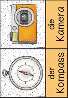 Vorschau - Fördermaterial/Inklusion - Buchstabe K/k - Bildkarten und Wortkarten (Anlaut - Inlaut - Auslaut) - Seite 1