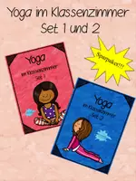 Vorschau - Anderer Materialtyp - Yoga im Klassenzimmer Set 1 und Set 2 - Deckblatt