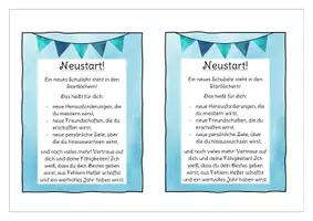 Vorschau - Unterrichtsreihen - SCHULSTART - TÜTE (Materialpaket mit vielseitigen Ideen zum individuellen Befüllen einer kleinen Papiertüte zum Schuljahresbeginn) - Seite 3