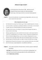 Vorschau - Arbeitsblätter - (Wann) ist Lügen erlaubt? Schopenhauers Antwort als Texträtsel individuell erarbeiten - Deckblatt
