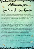 Vorschau - Anderer Materialtyp - Willkommensgeschenk - Willkommensgruß zum Schulanfang - Seite 1