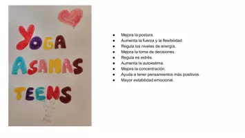 Vista previa - Tarjetas / Manipulativos - Yoga asanas teens - Portada