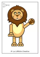 Vista previa - Manualidades / Dibujos para colorear - MANUALIDADES CONSTRUYE SABANA LEON ANIMALES SALVAJES - página 3