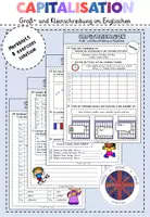Vorschau - Arbeitsblätter - Capitalisation Groß- und Kleinschreibung im Englischen - Deckblatt