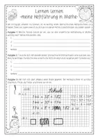 Vorschau - Arbeitsblätter - Heftführung in Mathe VA und LA inkl. Tafelmaterial Lernen lernen - Seite 3