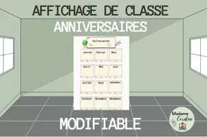 Aperçu - Affichage - Anniversaires - Thème scientifique - Page de couverture