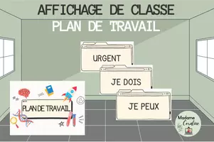 Aperçu - Affichage - Plan de travail - Urgent, Je dois, Je peux - Page de couverture