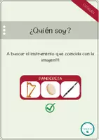 Vista previa - Juegos / Gamificación - Quien soy - Catalán - Encuentra el instrumento - Portada