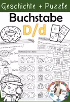 Vorschau - Unterrichtsreihen - Buchstabe D / d - Einführung inklusive Geschichte - Buchstabeneinführung Arbeitsblätter - Deckblatt