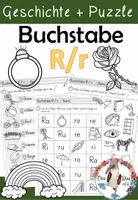 Vorschau - Unterrichtsreihen - Buchstabe R / r- Einführung inklusive Geschichte - Buchstabeneinführung Arbeitsblätter - Deckblatt