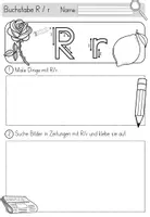 Vorschau - Unterrichtsreihen - Buchstabe R / r- Einführung inklusive Geschichte - Buchstabeneinführung Arbeitsblätter - Seite 3