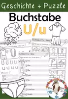 Vorschau - Unterrichtsreihen - Buchstabe U/ u - Einführung inklusive Geschichte - Buchstabeneinführung - Deckblatt