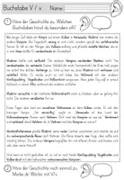 Vorschau - Unterrichtsreihen - Buchstabe V - Einführung inklusive Geschichte & Merkwörter - Seite 1