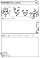 Vorschau - Unterrichtsreihen - Buchstabe V - Einführung inklusive Geschichte & Merkwörter - Seite 3