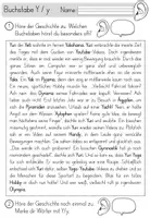 Vorschau - Arbeitsblätter - Buchstabe Y / y - Einführung inklusive Geschichte - Buchstabeneinführung - Seite 1