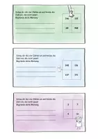 Vorschau - Arbeitsblätter - Matherätsel mit verschiedenen Lösungsmöglichkeiten - Deckblatt