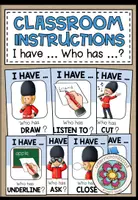 Vorschau - Spiele - Classroom Instructions - I have .. who has ...? - Deckblatt