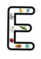Vorschau - Mal- und Bastelvorlagen - Buchstabenpuzzle "E" mit Anlauten - 2-fach differenziert - DaZ / Deutsch - Seite 2