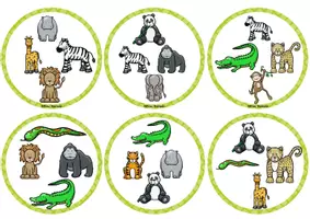 Vorschau - Spiele - Paarretto - Zootiere - Zoo animals - animaux de zoo - Seite 1
