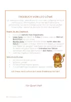 Vorschau - Merkblätter - Erklärung Tagebuch Leo Löwe - Deckblatt