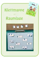 Vorschau - Stationenlernen - Klettmappe - Raumlage (Probeexemplar) - Deckblatt