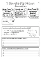 Vorschau - Arbeitsblätter - Wortarten Heft (Nomen, Verb, Adjektiv) - Seite 2