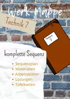 Vorschau - Unterrichtsreihen - Mappe herstellen - Technik/Werken 7 - Deckblatt