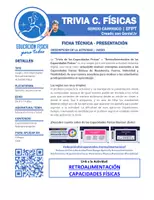 Vista previa - Juegos / Gamificación - Juego Interactivo - RETROALIMENTACIÓN CAPACIDADES FÍSICAS - página 1