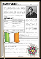 Vista previa - Hojas de trabajo - Oscar Wilde - Reading Comprehension - Portada