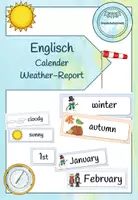 Vorschau - Poster - Englisch- Tafelkalender & Weather Report - Deckblatt