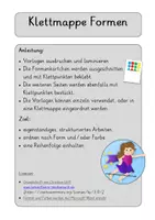 Vorschau - Arbeitsblätter - Klettmappe Formen und Farben - Seite 1